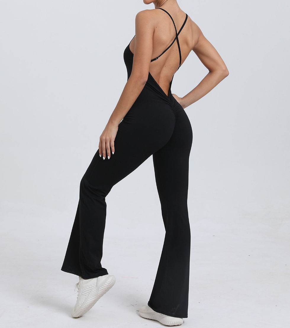 Thumbnail: Juno V Back Jumpsuit