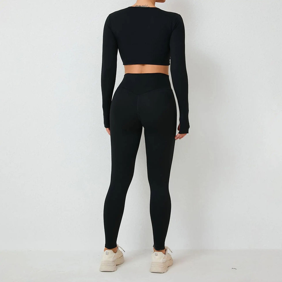 Thumbnail: Winona Twist Longsleeve Top & Leggings Set