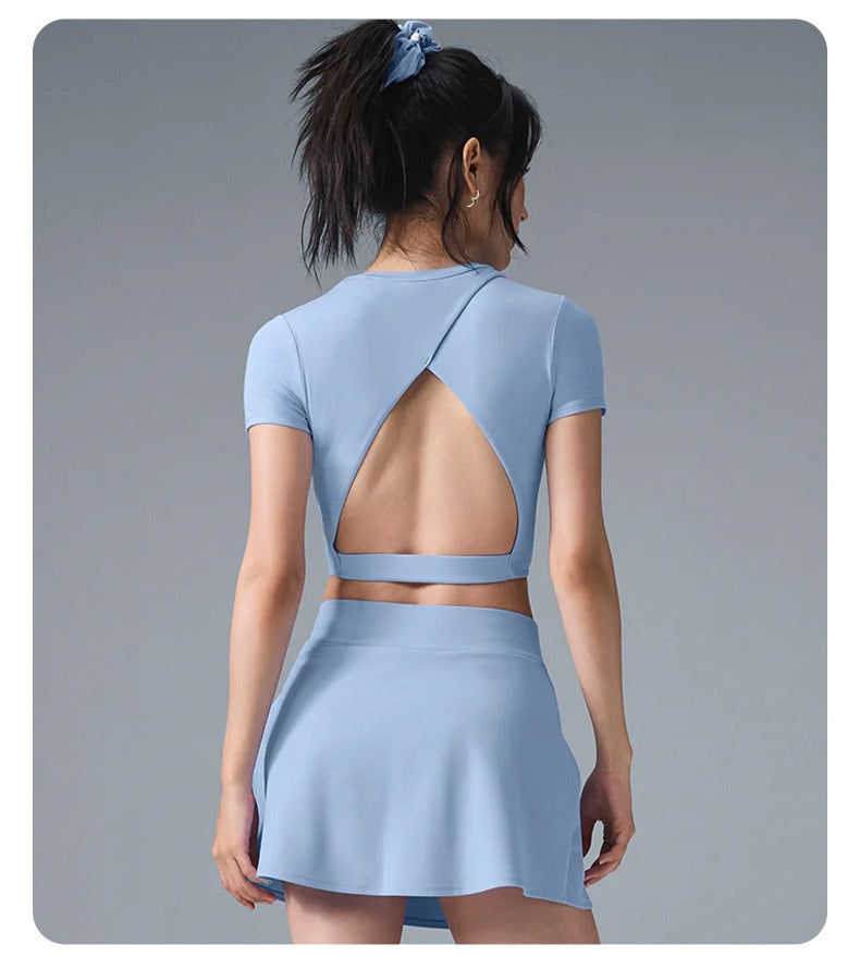Thumbnail: Rosa T Sleeve Top & Skort Set