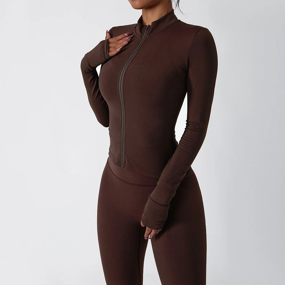 Thumbnail: Viral Zip Longsleeve Top