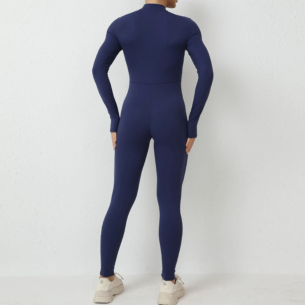 Thumbnail: Essential Longsleeve Sculpt Jumpsuit