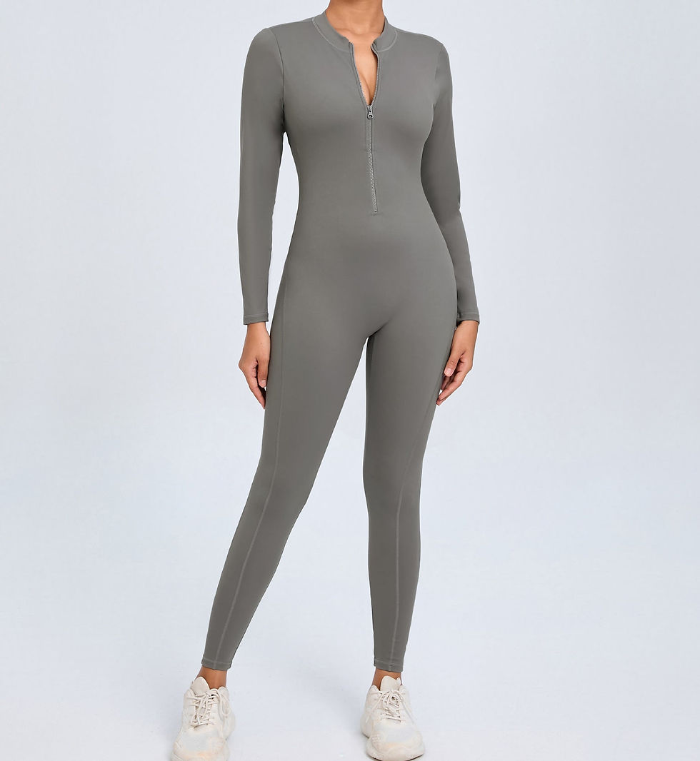 Thumbnail: Core Longsleeve Backless Jumpsuit