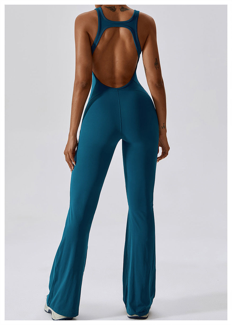 Thumbnail: Lea Sculpt Flared Jumpsuit
