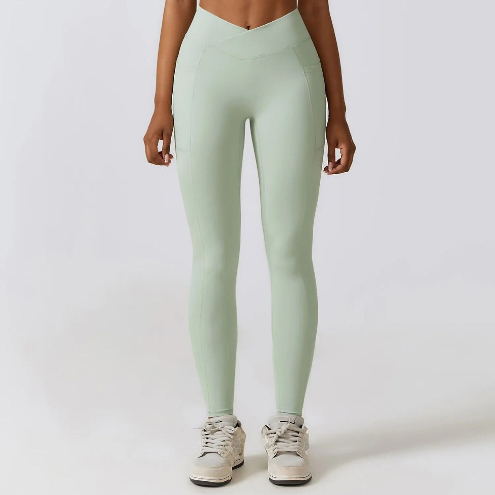 Thumbnail: Amber Side Pockets Leggings