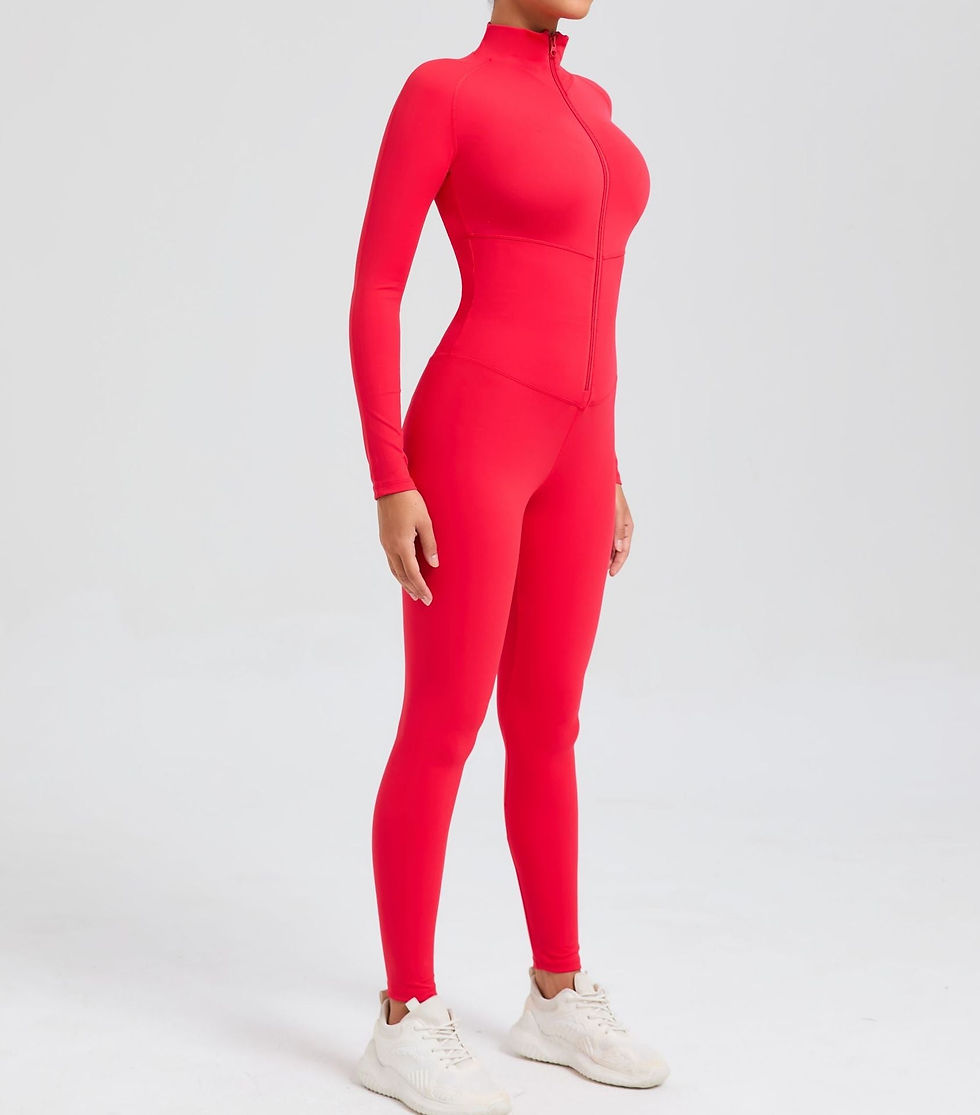 Thumbnail: Core Longsleeve Zip Jumpsuit