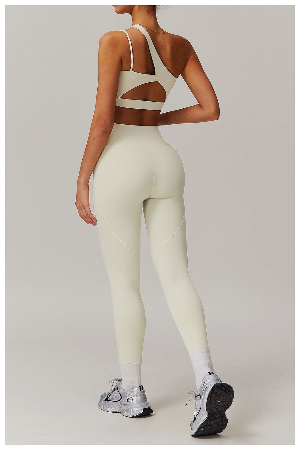 Thumbnail: Lydia Asymmetric Bra Top & Leggings Set