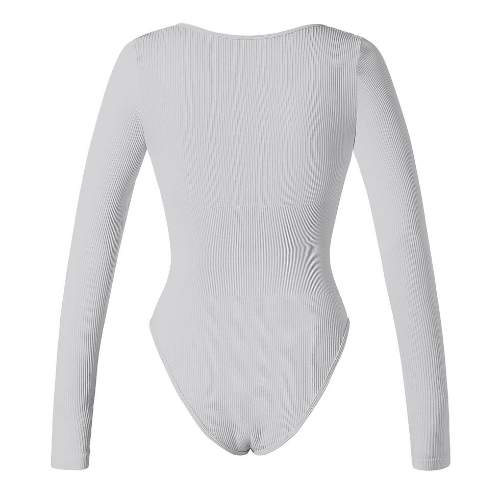 Thumbnail: V Cut Long Sleeve Bodysuit