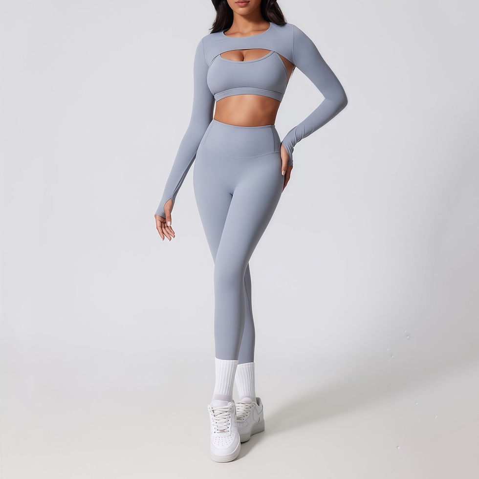 Thumbnail: Thea 3 Pcs. Top & Leggings Set
