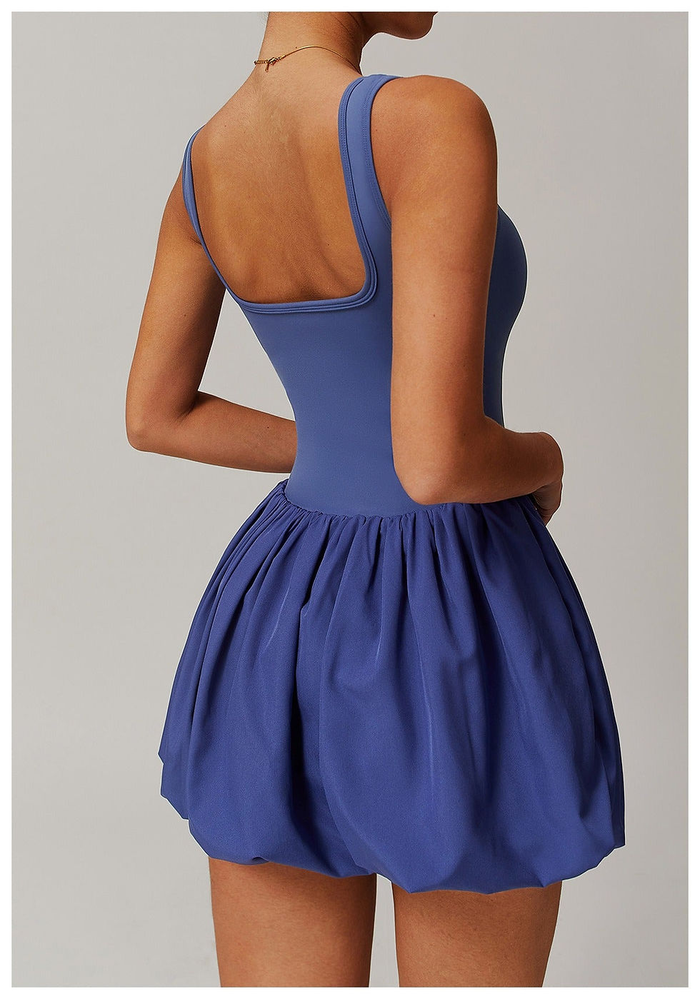Thumbnail: Puff Bell Skort Dress