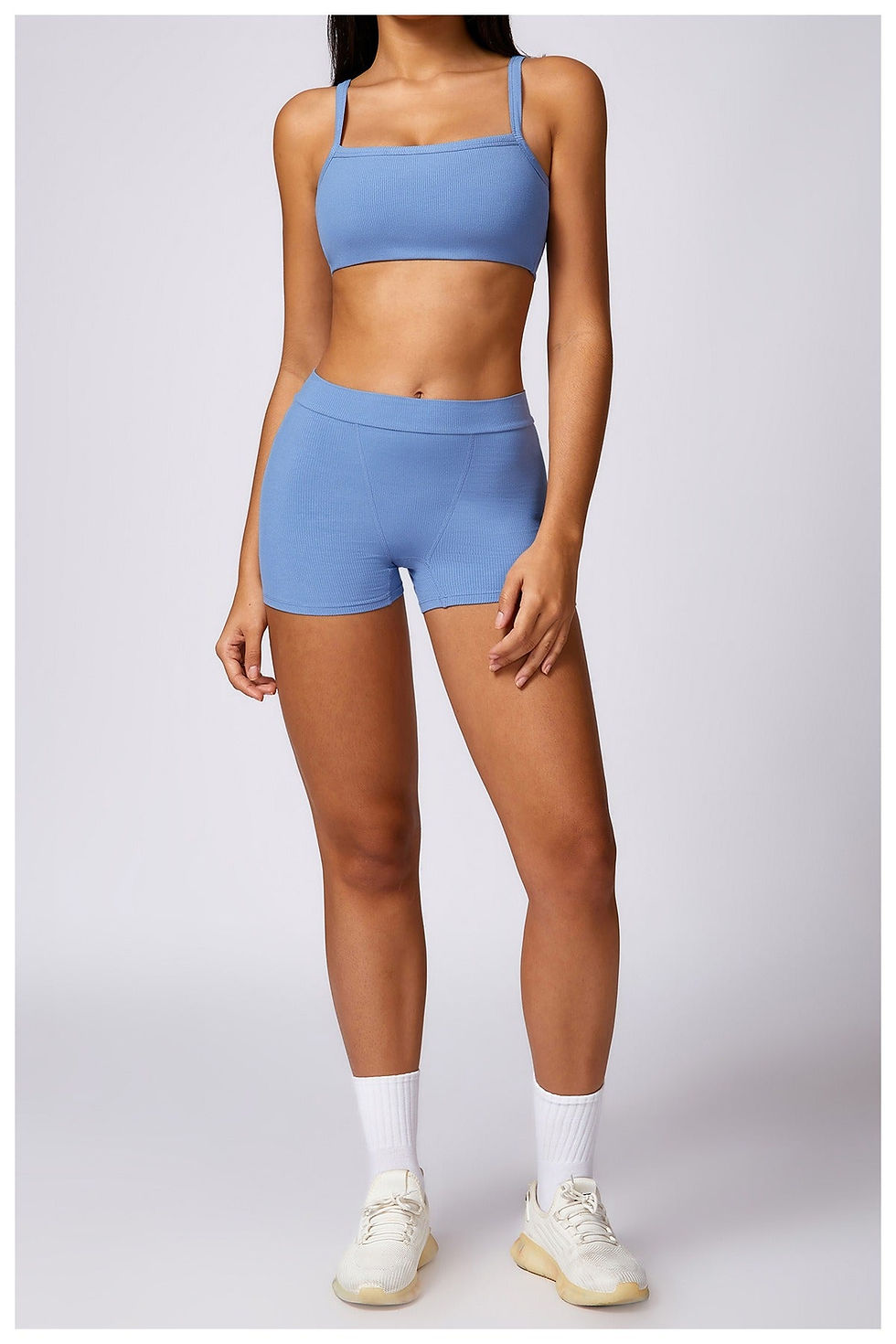 Thumbnail: Rayon Strappy Ribbed Top