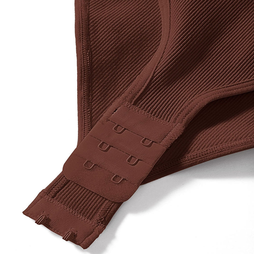 Thumbnail: Longsleeve Ribbed Shapewear Bodysuit