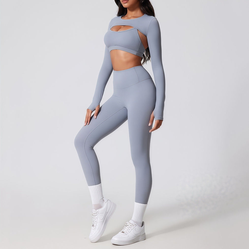Thumbnail: Thea 3 Pcs. Top & Leggings Set