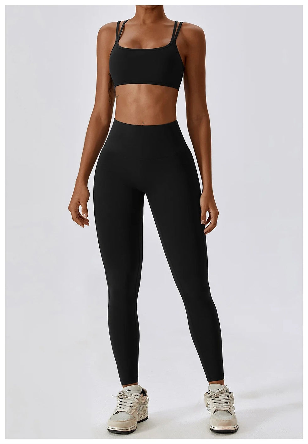 Thumbnail: Hannah Double Cross Top & Leggings Set
