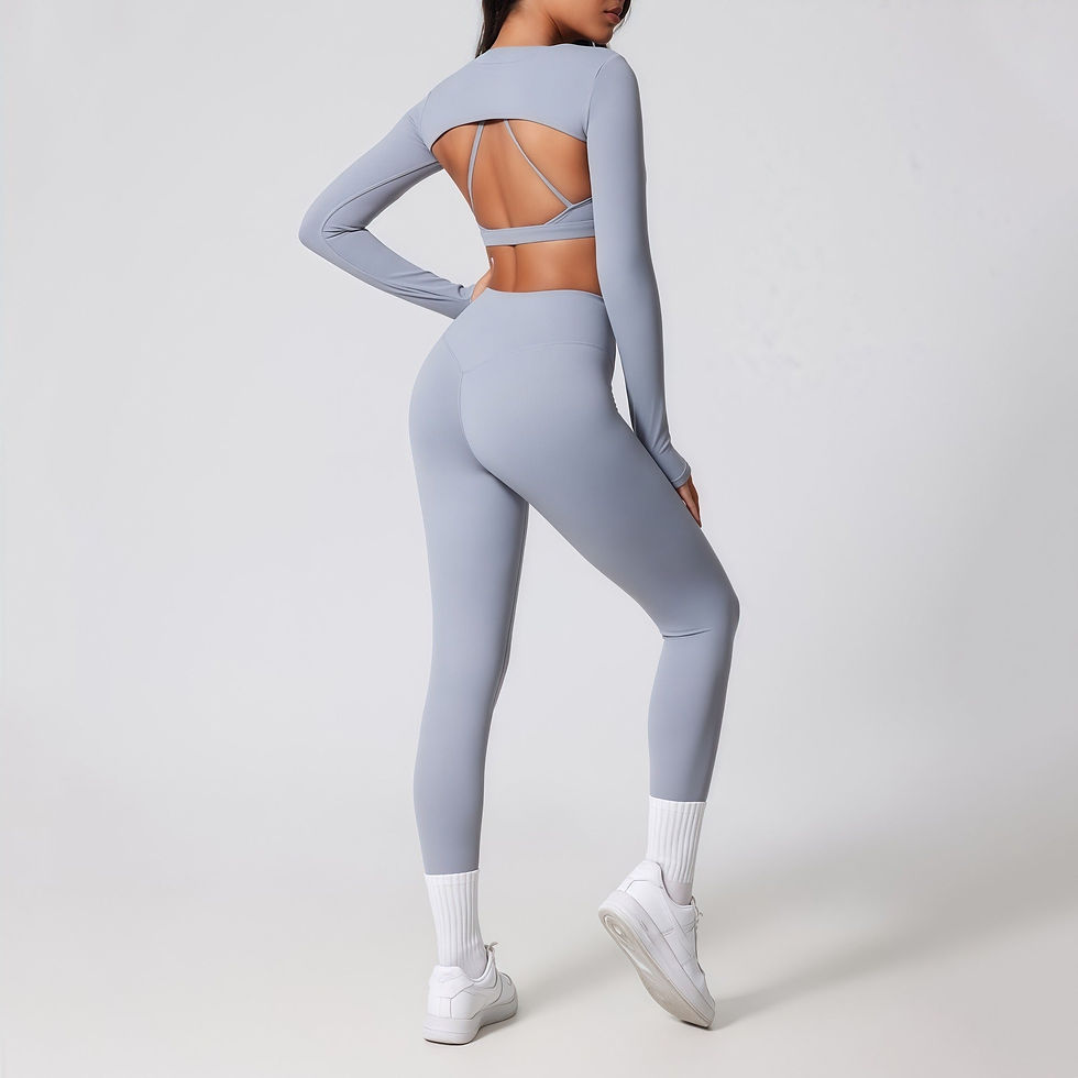 Thumbnail: Thea 3 Pcs. Top & Leggings Set