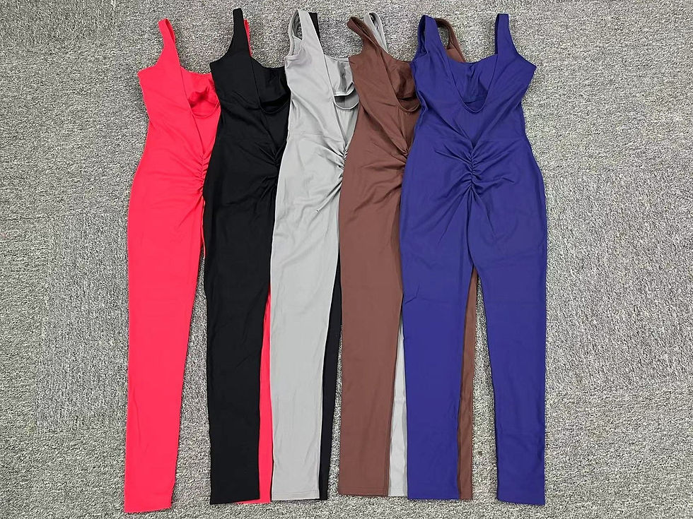 Thumbnail: Scrunch V Back Jumpsuit