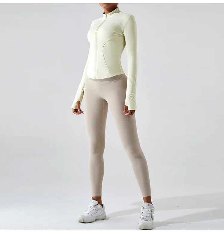 Thumbnail: Elsie Zip Up Longsleeve Top