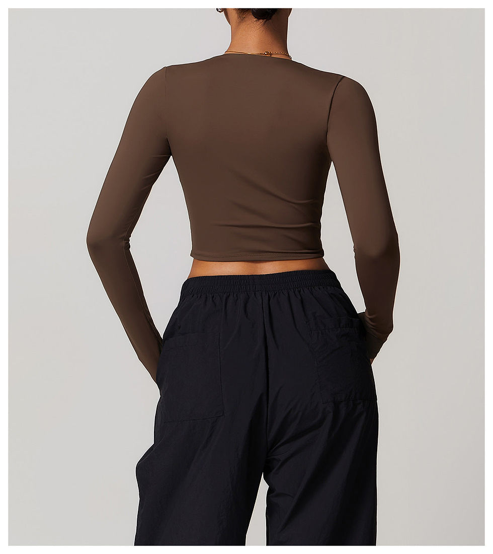 Thumbnail: Amy Square Cut Longsleeve Top