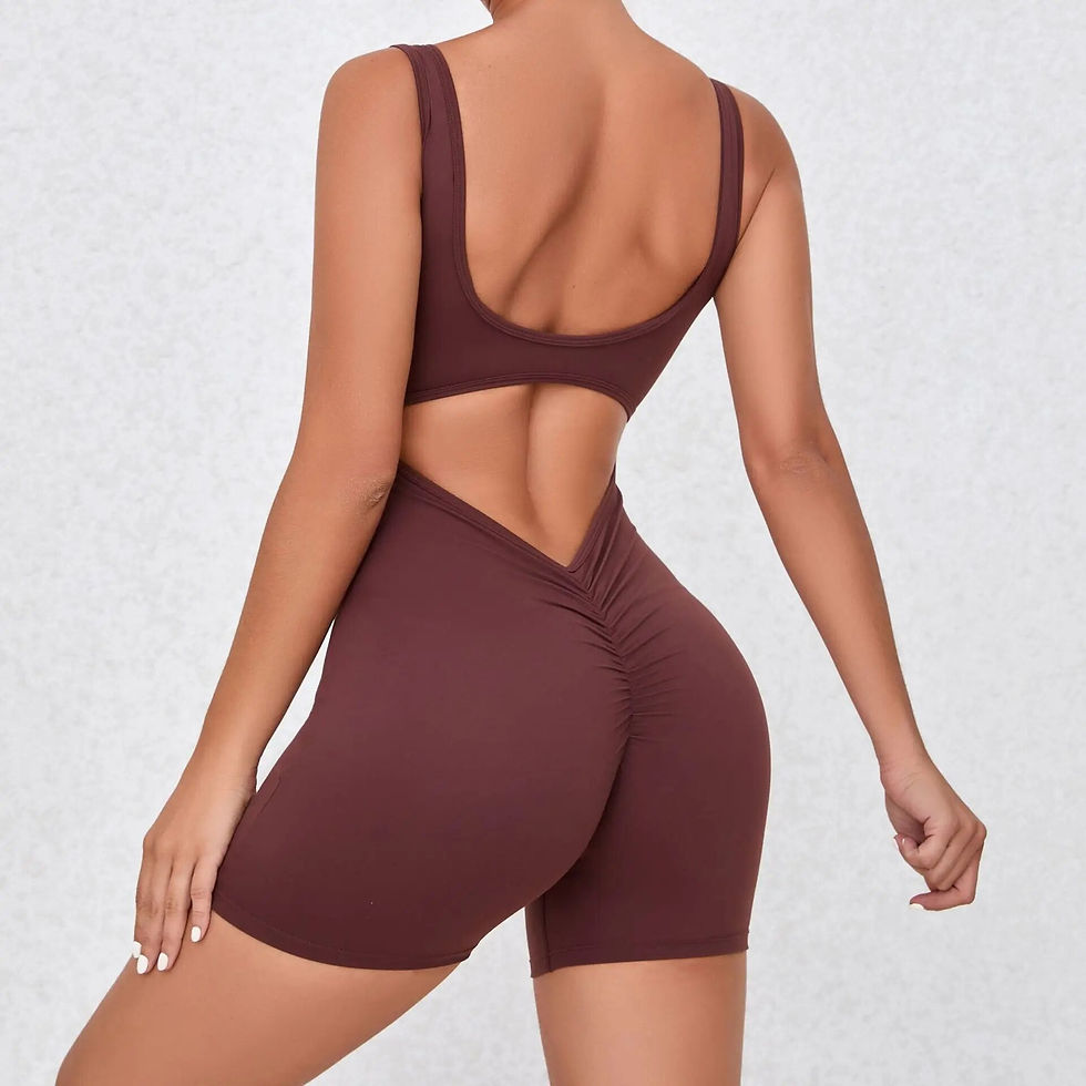 Thumbnail: Scrunch Back Sculpting Romper