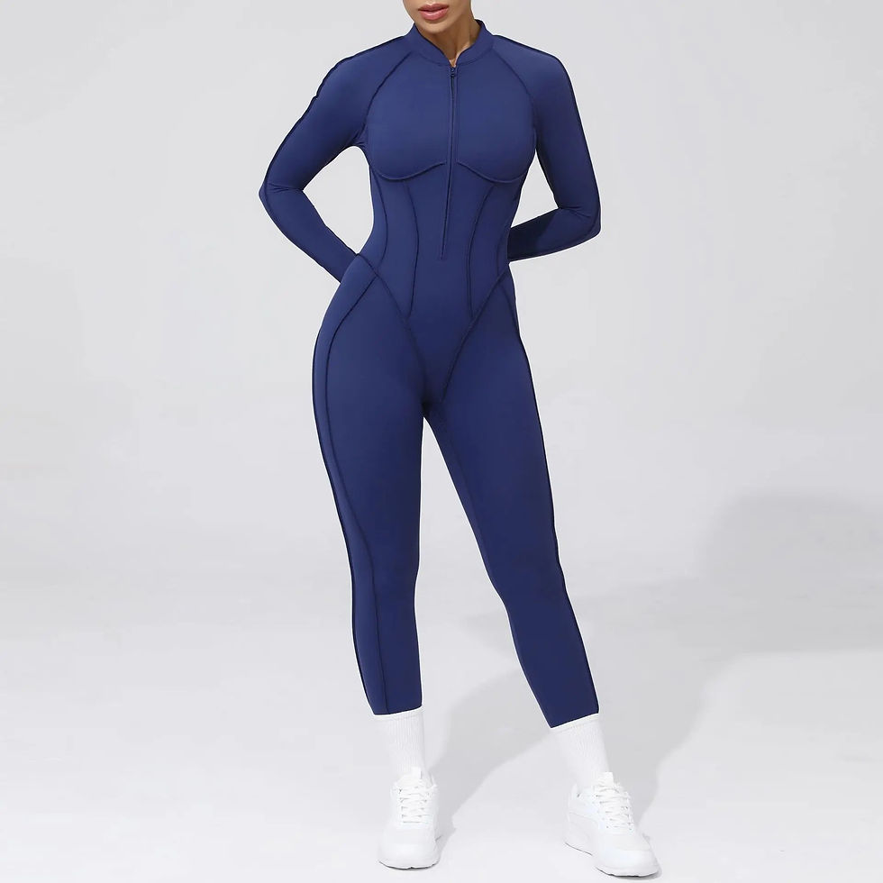 Thumbnail: Iconic Longsleeve Zip Jumpsuit