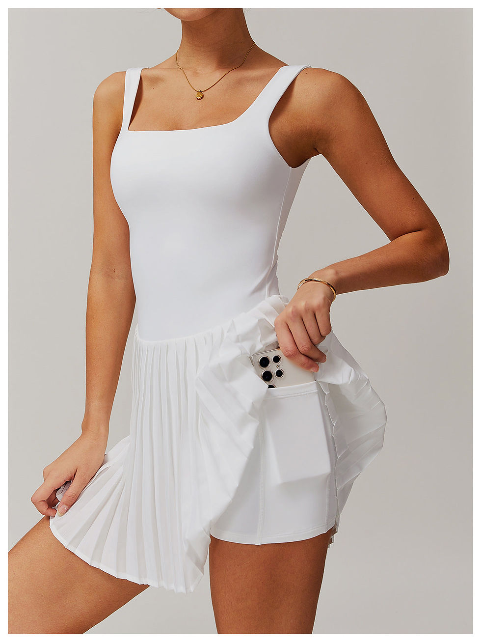 Thumbnail: Rory Pleated Skort Dress