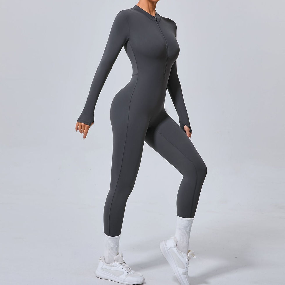 Thumbnail: Core Longsleeve Sculpt Jumpsuit