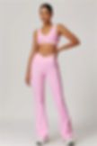 Thumbnail: Stamina Flared Leggings & Sports Bra Set – Feminine High‑Performance Activewear
