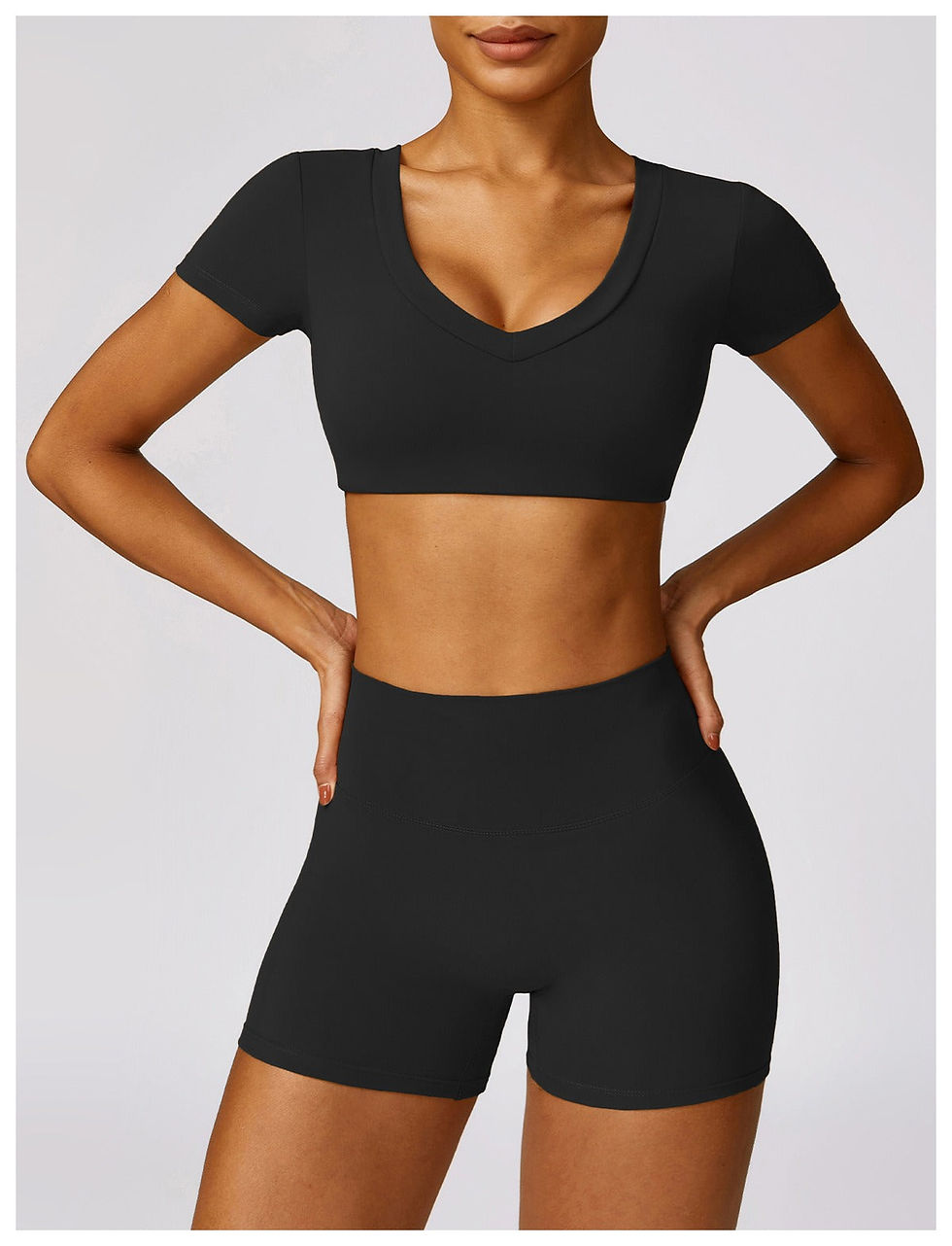 Thumbnail: Carrie Crop Top & Shorts Set