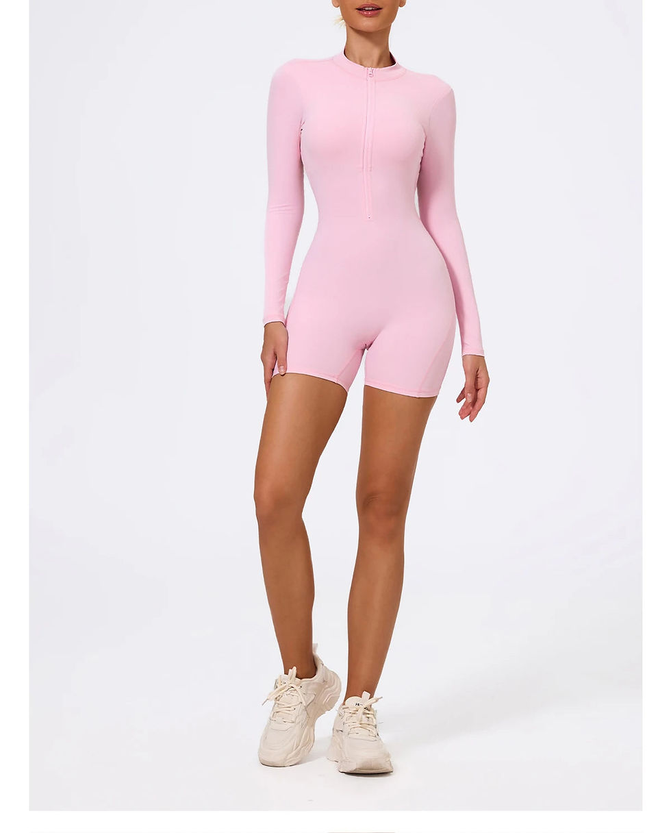 Thumbnail: Pilates Princess Longsleeve Romper Open Back