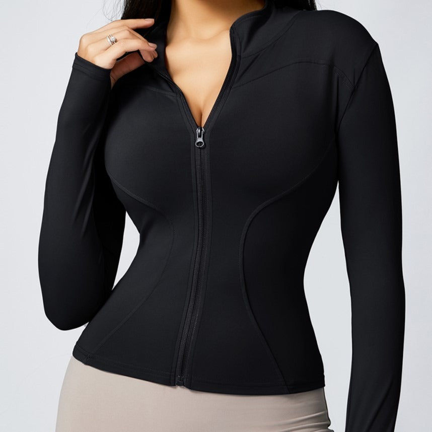 Thumbnail: Savannah Zip Longsleeve Top