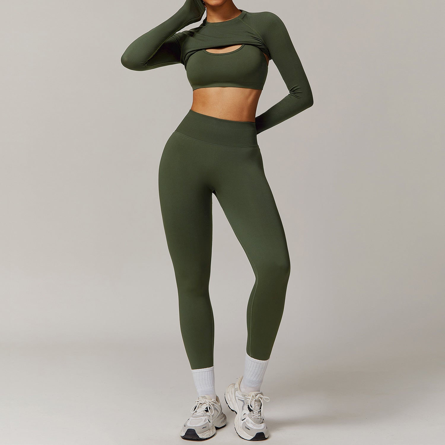 Piper Longsleeve + Scoop Bra Top & Leggings Set