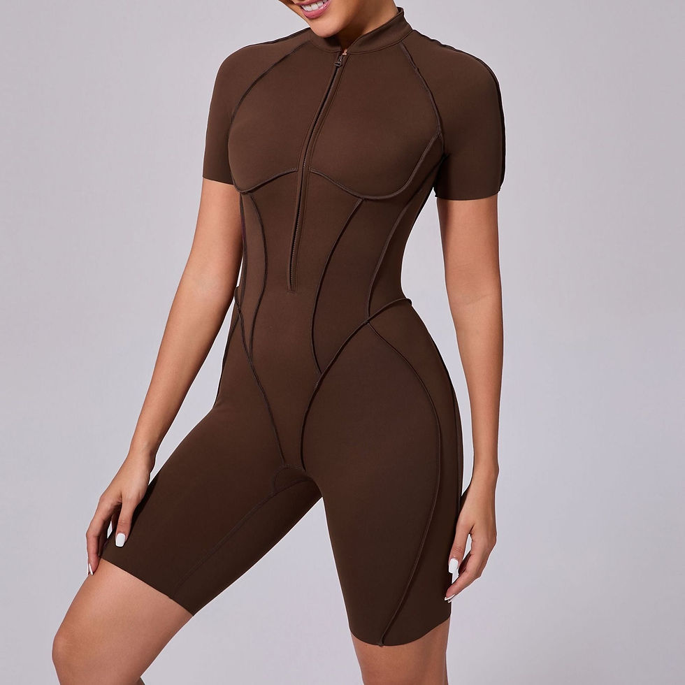 Thumbnail: Iconic T-Sleeve Zip Romper