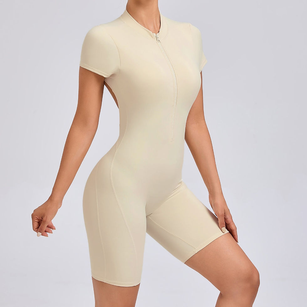Thumbnail: Core Open Back Zip Romper