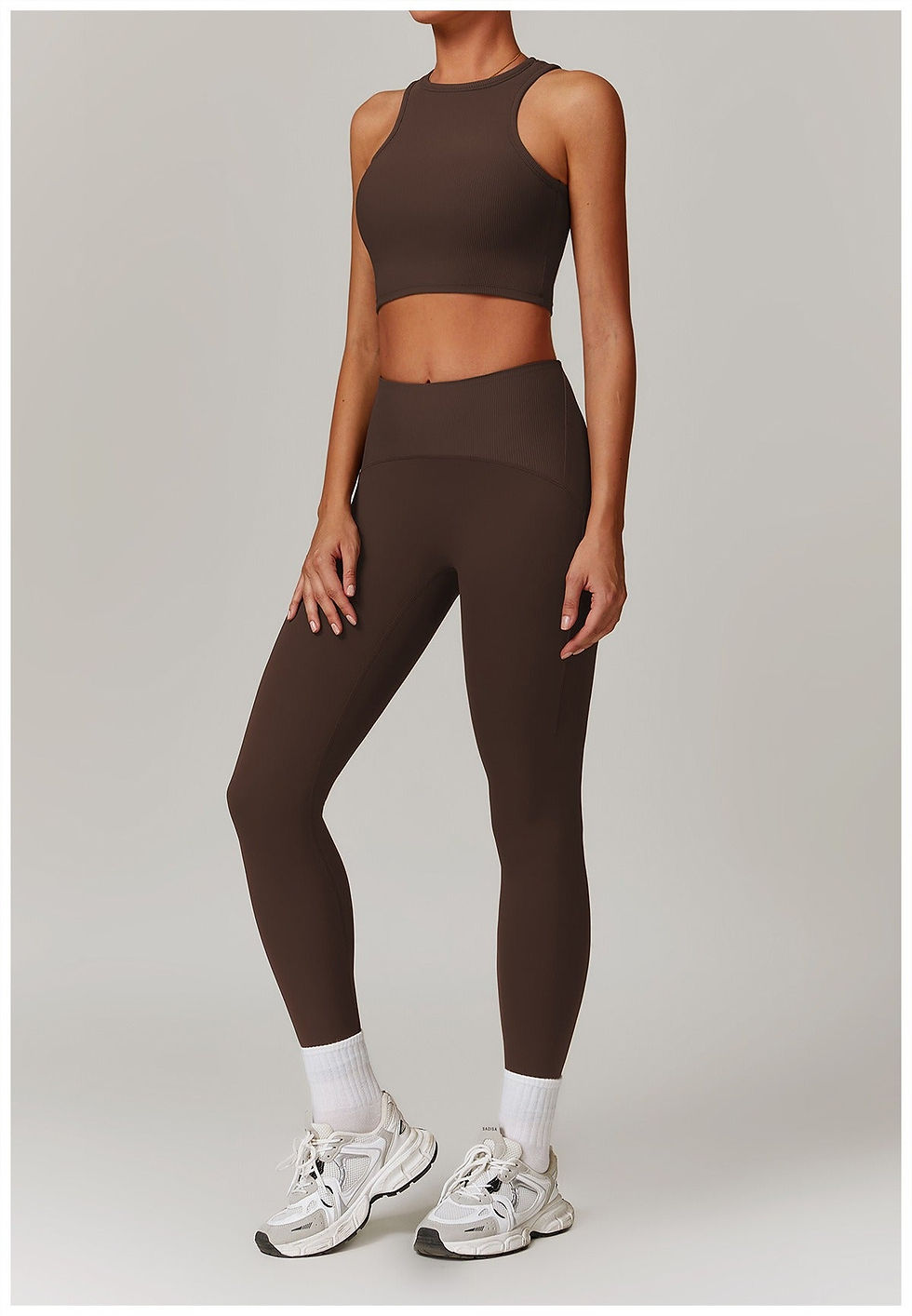 Thumbnail: Melina Micro Ribbed Crop Top