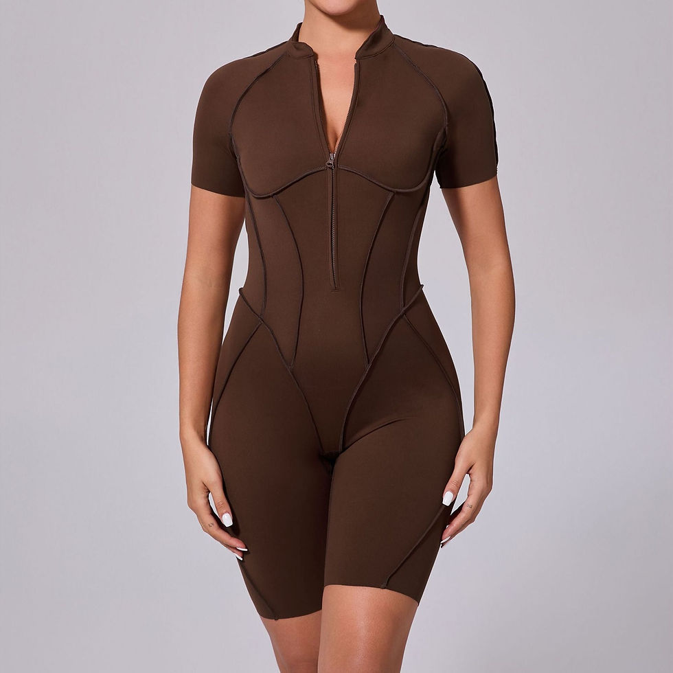Thumbnail: Iconic T-Sleeve Zip Romper