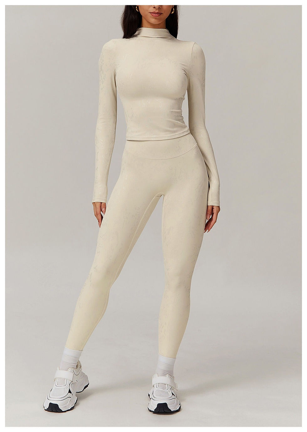 Thumbnail: Kay Turtleneck Longsleeve Top & Leggings Set