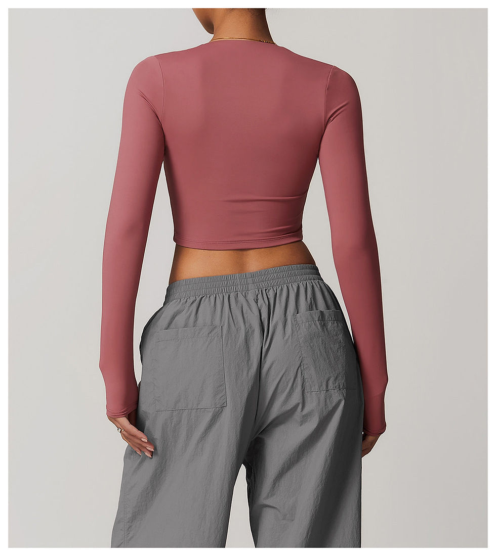 Thumbnail: Amy Square Cut Longsleeve Top