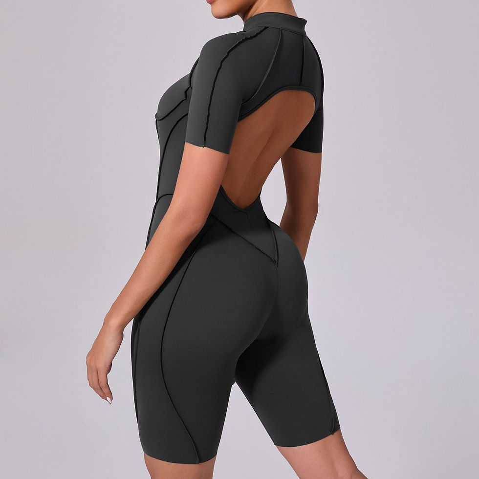 Thumbnail: Iconic T-Sleeve Zip Romper