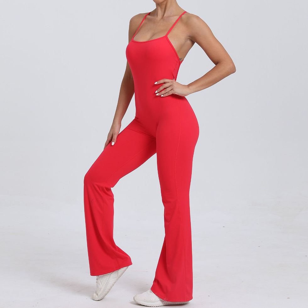 Thumbnail: Juno V Back Jumpsuit