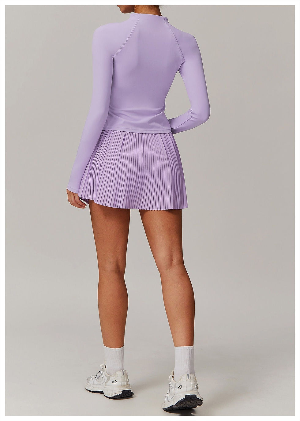 Thumbnail: Rory Longsleeve Zip Top & Skort Set