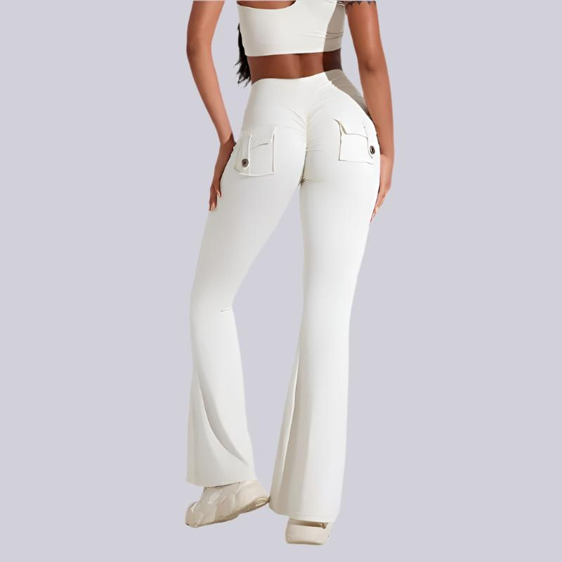 Thumbnail: Jolene Flared Pocket Leggings