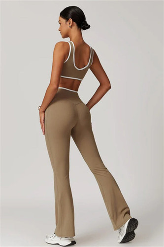 Stamina Flared Leggings & Sports Bra Set – Feminine High