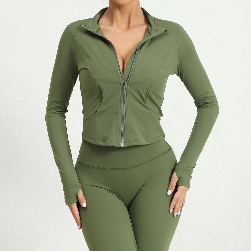Thumbnail: Emery Zip Longsleeve top