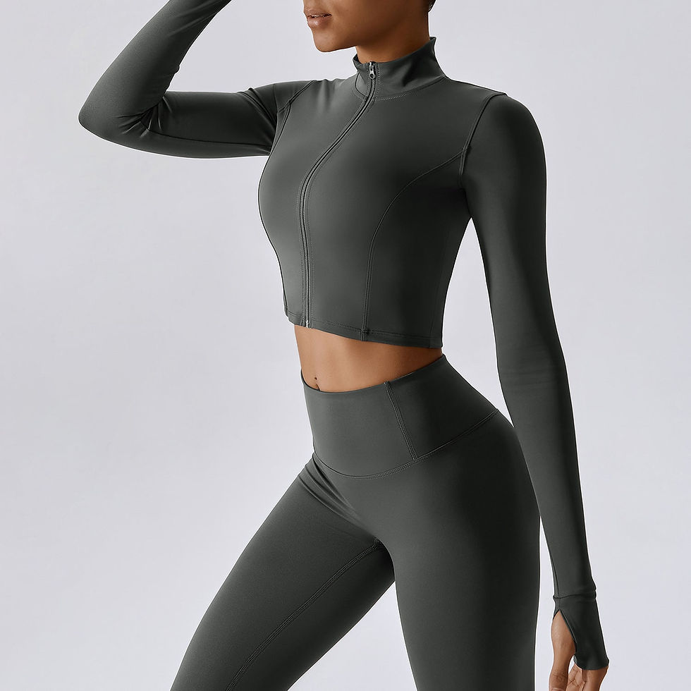 Thumbnail: Thea Zip Longsleeve Top