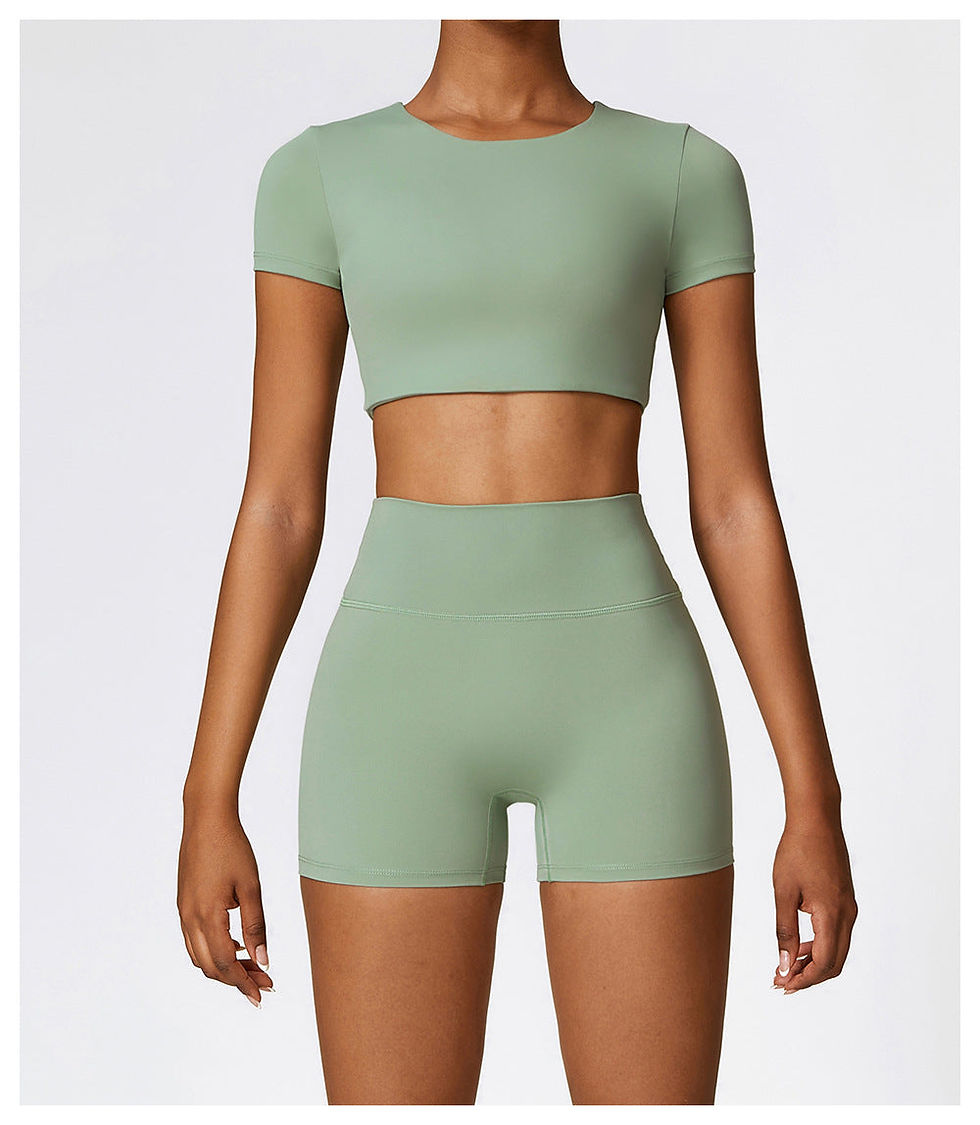 Thumbnail: Butter T-Sleeve Crop Top