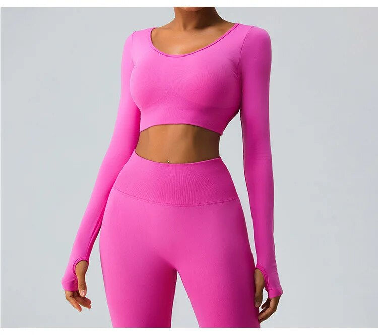 Thumbnail: Tina Cross Back Longsleeve Top