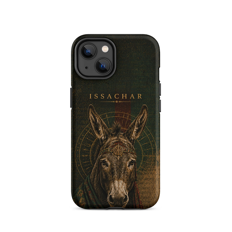 Miniatura: Issachar — Strong Donkey iPhone Case