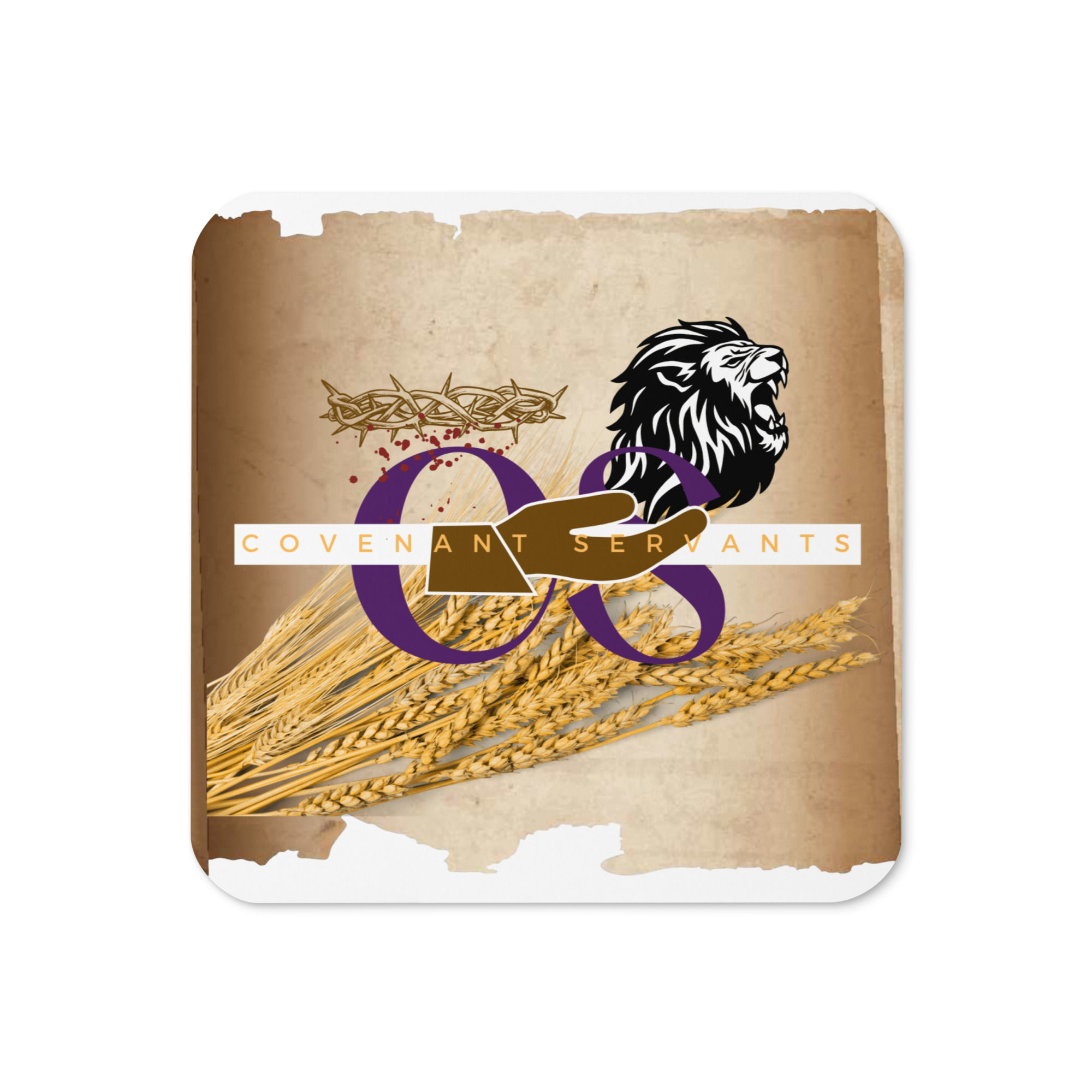 Cork-back coaster