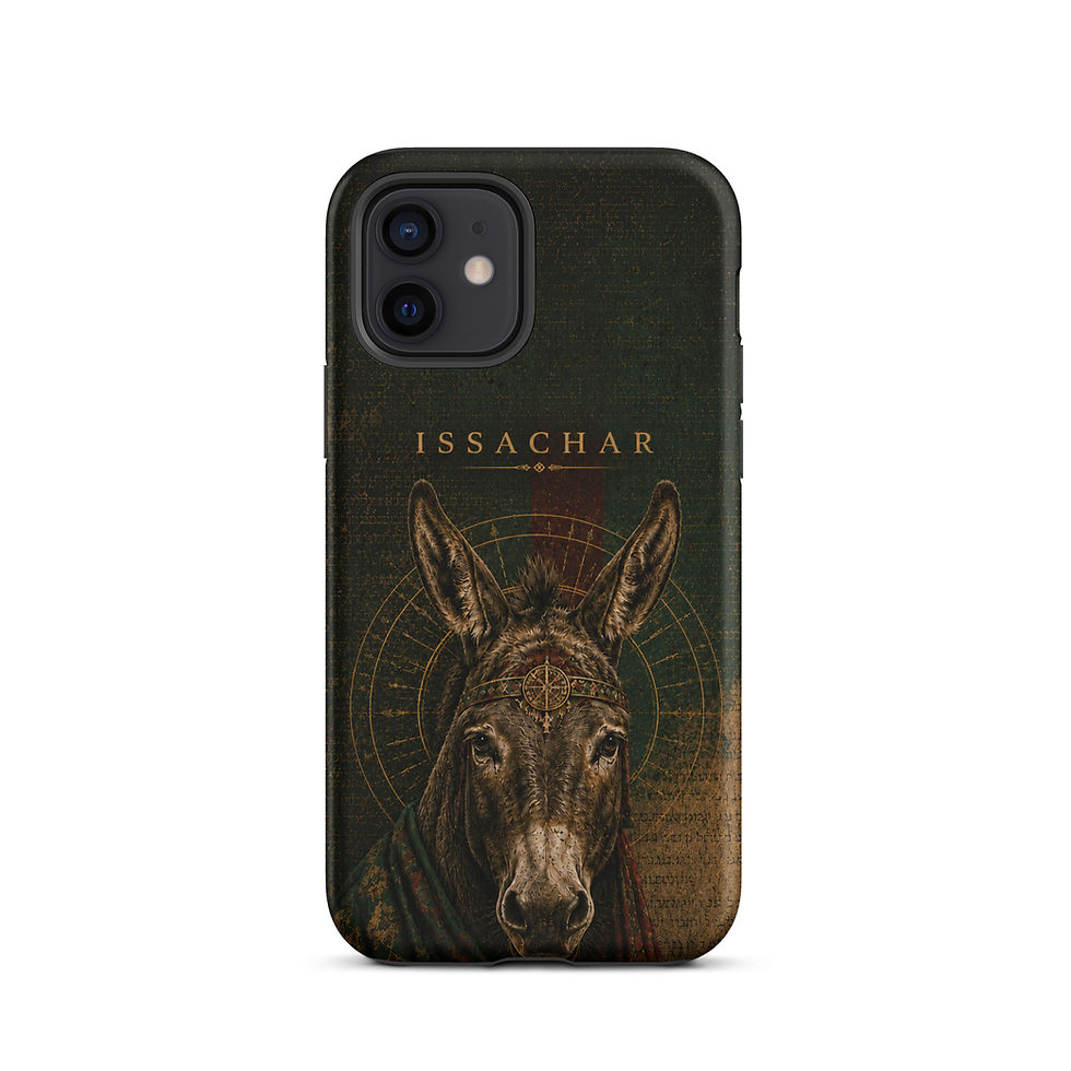 Miniatura: Issachar — Strong Donkey iPhone Case