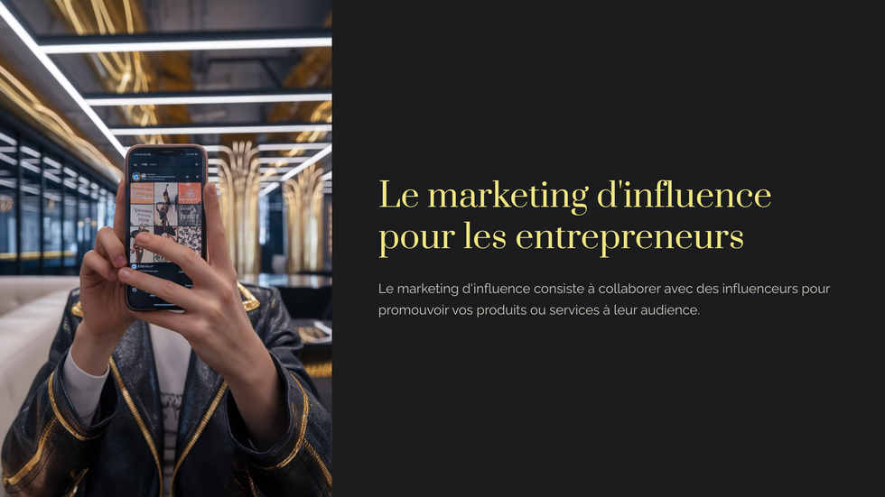 Le marketing d'influence