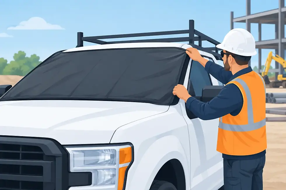 How to Protect Work Truck Windshields on the Job
